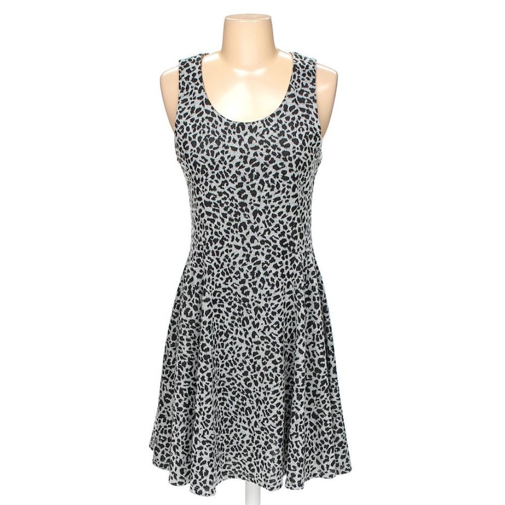 Leopard Print A-line Dress